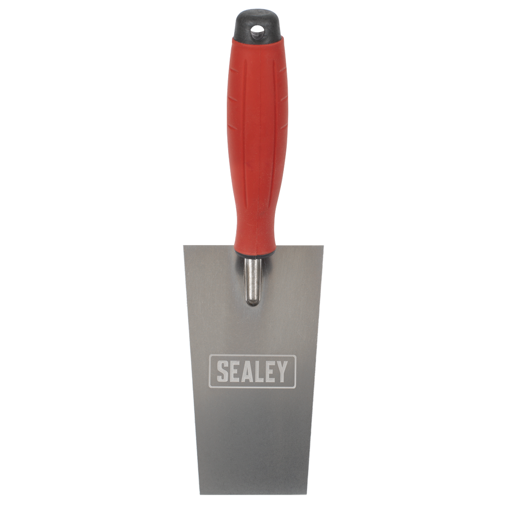 Stainless Steel Filler Trowel with Rubber Handle 140mm