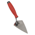 Stainless Steel Sharp Pointing Trowel with Rubber Handle 140