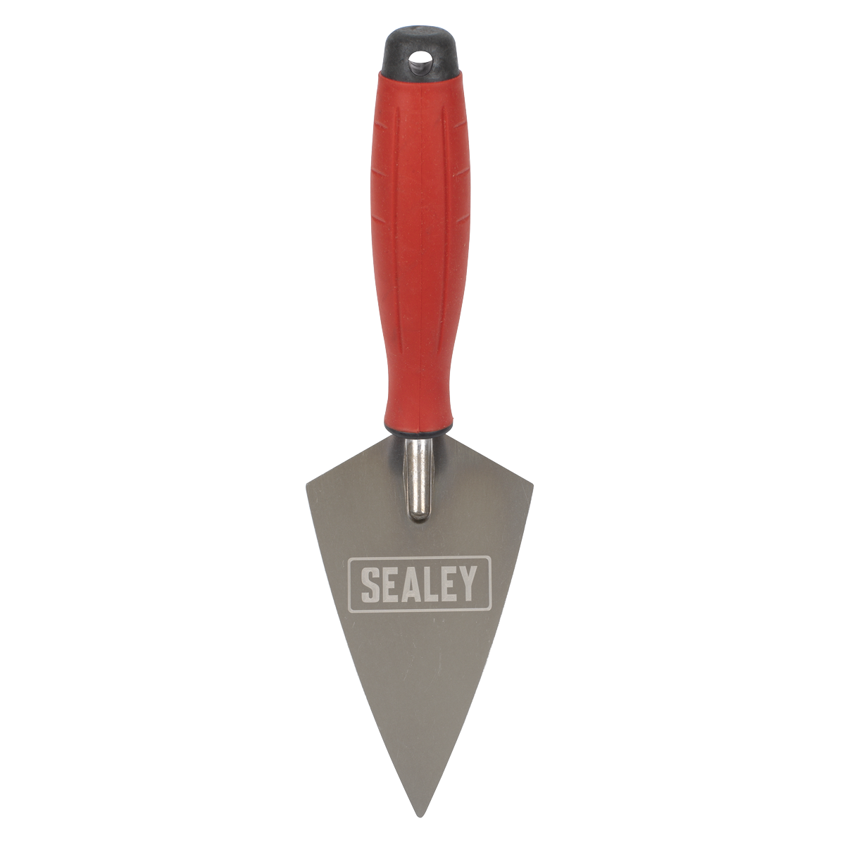 Stainless Steel Sharp Pointing Trowel with Rubber Handle 140