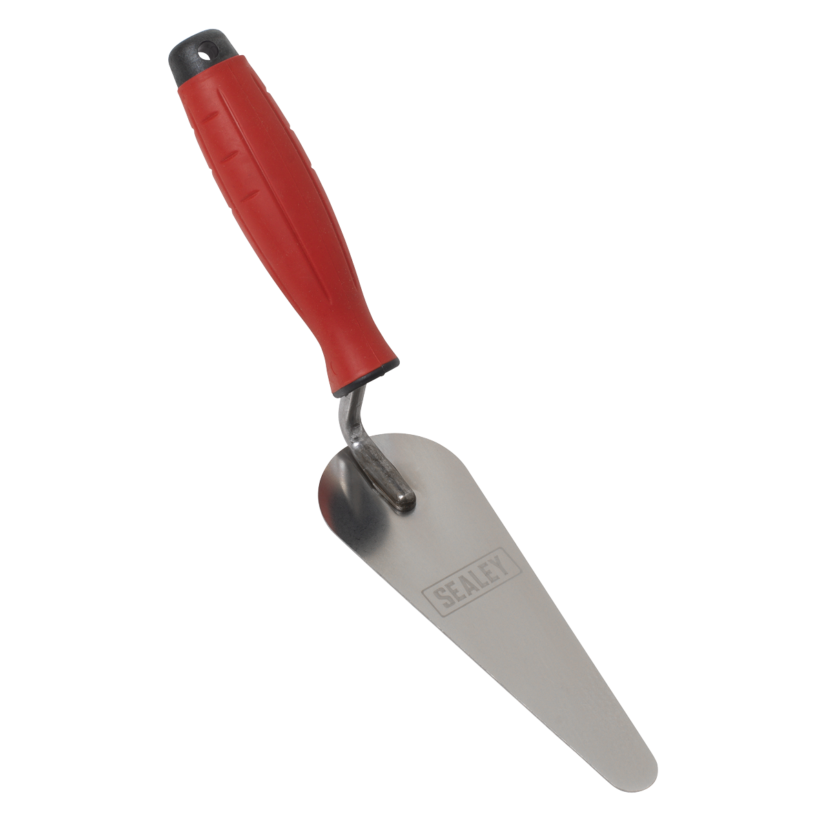 Stainless Steel Narrow Gauging Trowel with Rubber Handle 160