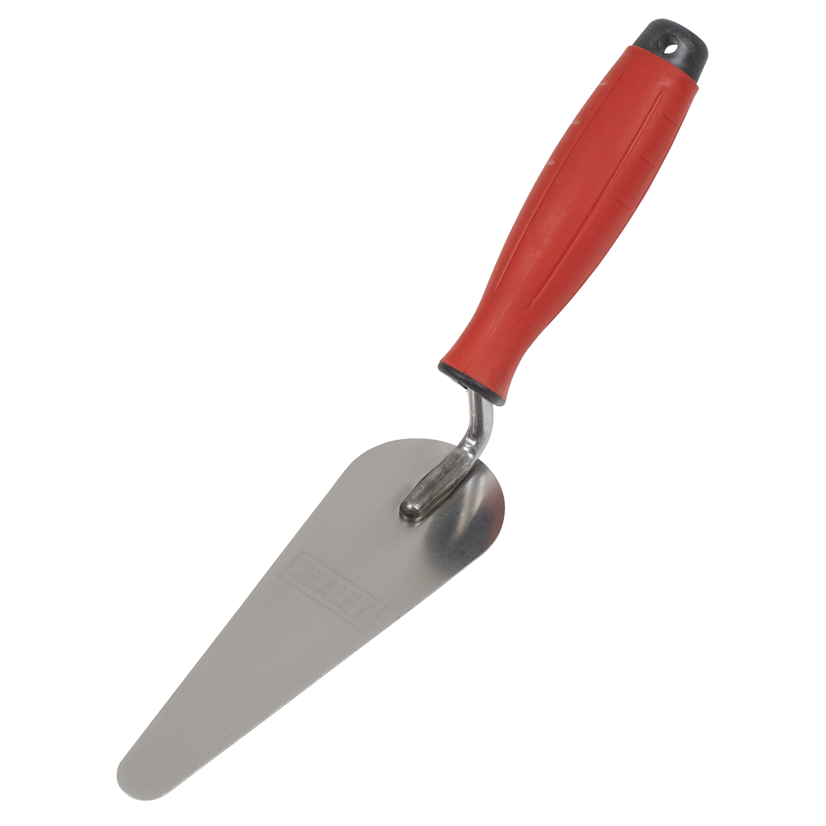 Stainless Steel Narrow Gauging Trowel with Rubber Handle 160