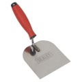 Stainless Steel Margin Trowel with Rubber Handle 120mm