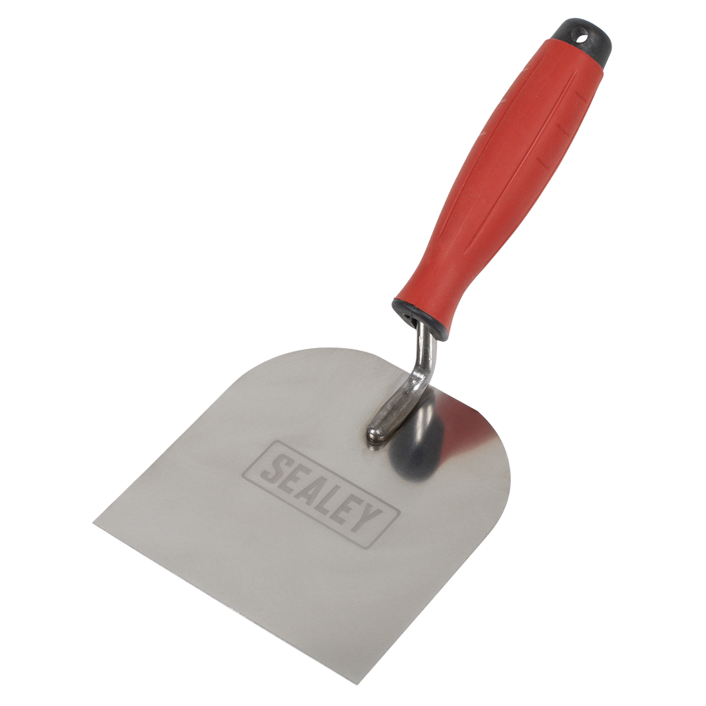Stainless Steel Margin Trowel with Rubber Handle 120mm