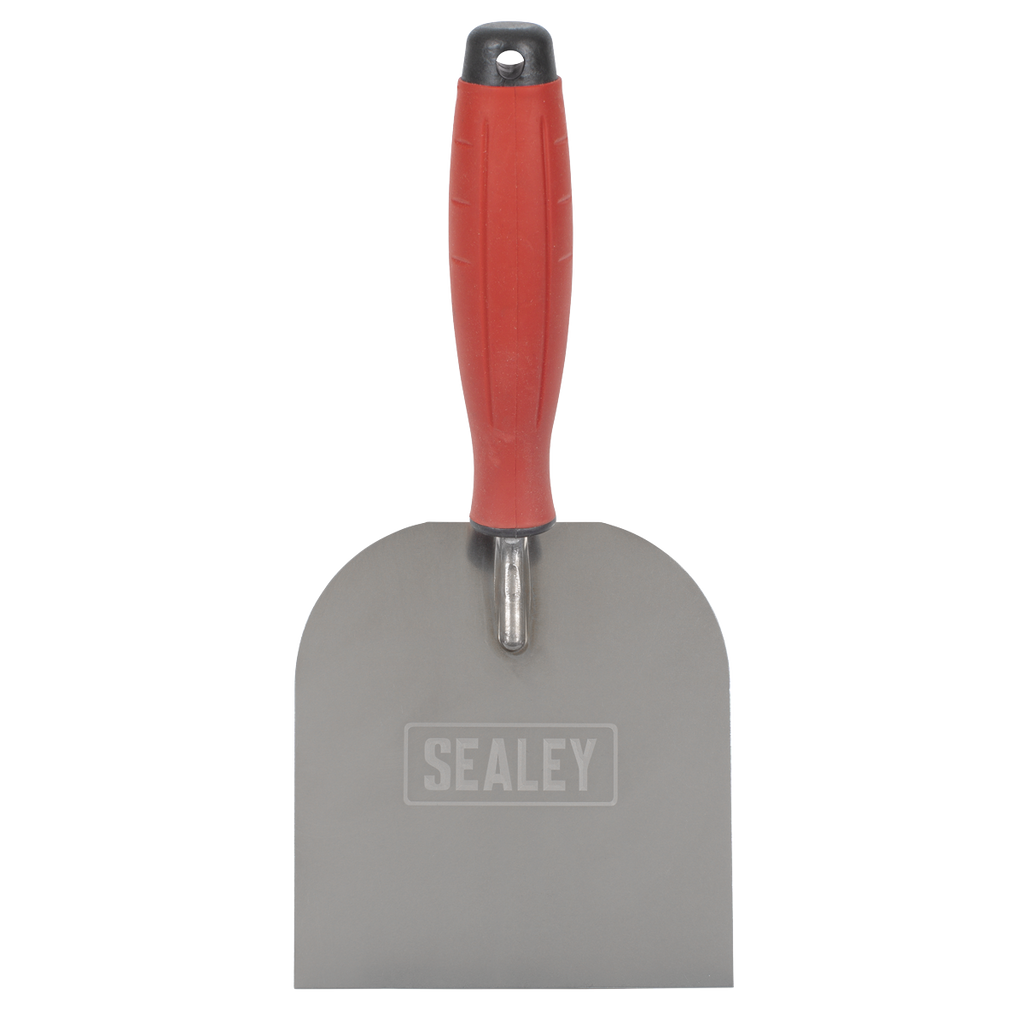 Stainless Steel Margin Trowel with Rubber Handle 120mm