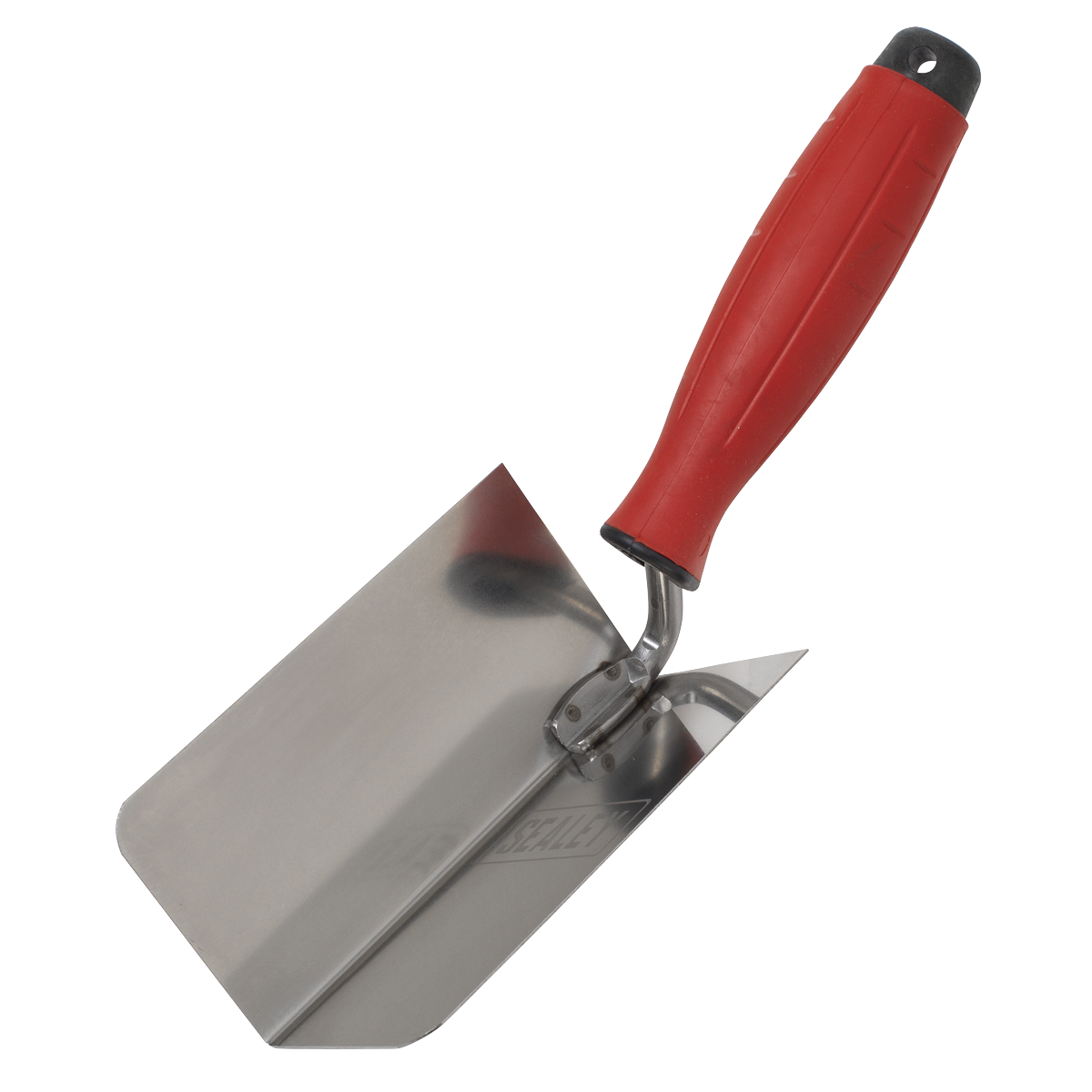 Stainless Steel Internal Corner Trowel with Rubber Handle 12