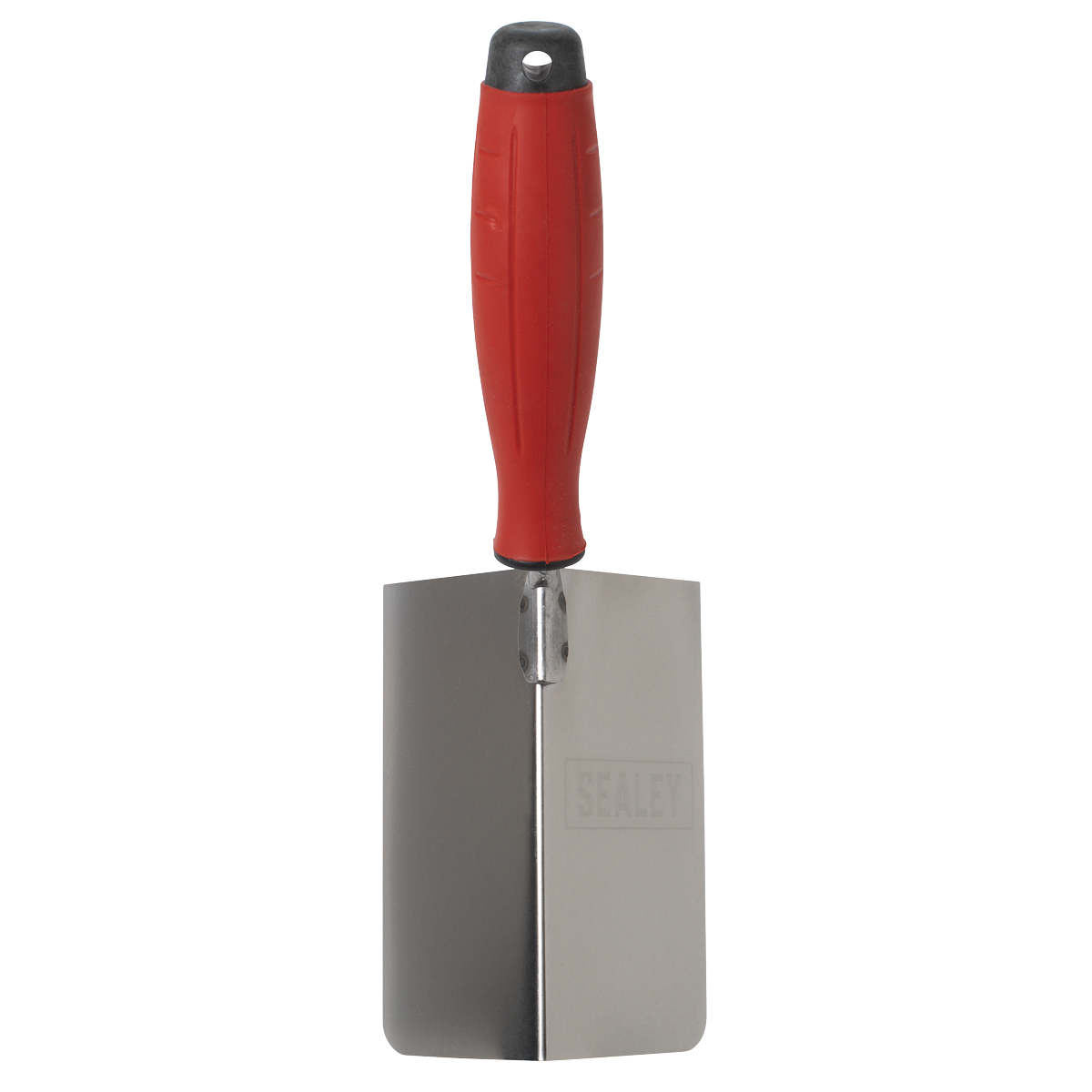 Stainless Steel External Corner Trowel with Rubber Handle 12