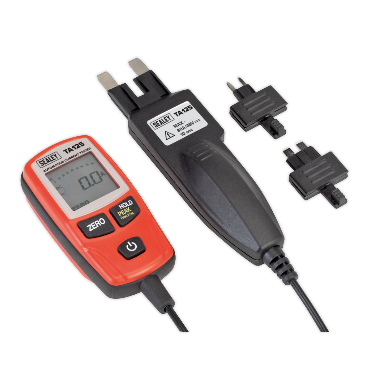 Automotive Current Tester Mini, Standard & Maxi Blade Fuses 80A