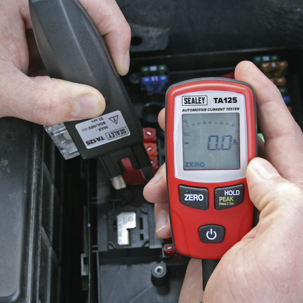 Automotive Current Tester Mini, Standard & Maxi Blade Fuses 80A