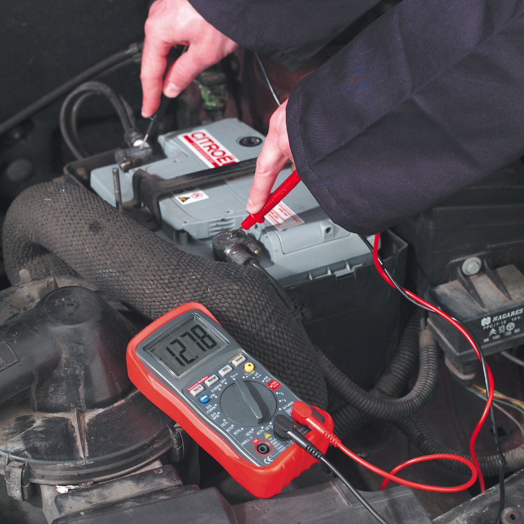 13-Function Digital Automotive Multimeter with Inductive Cou