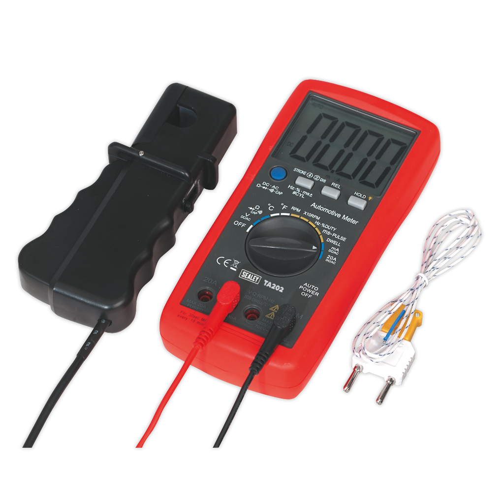 14-Function Digital Automotive Multimeter with Inductive Cou