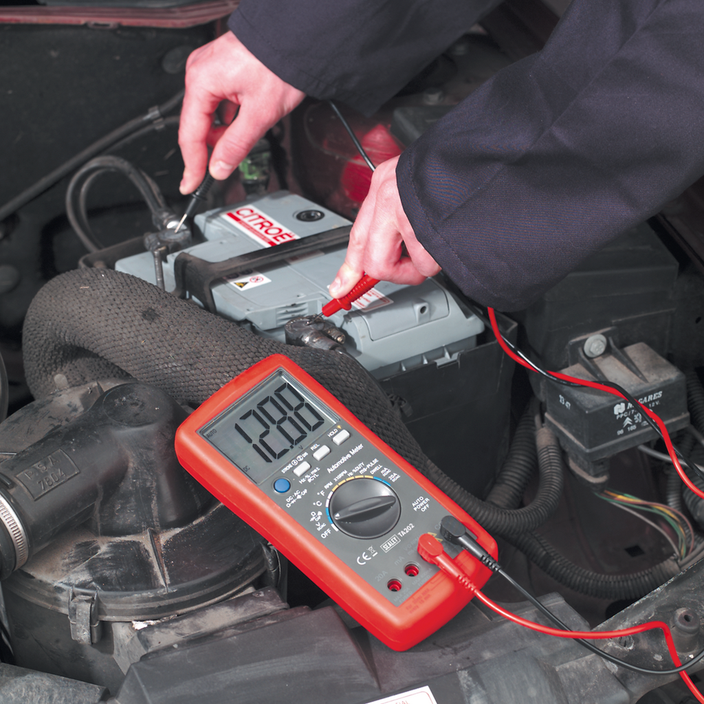 14-Function Digital Automotive Multimeter with Inductive Cou