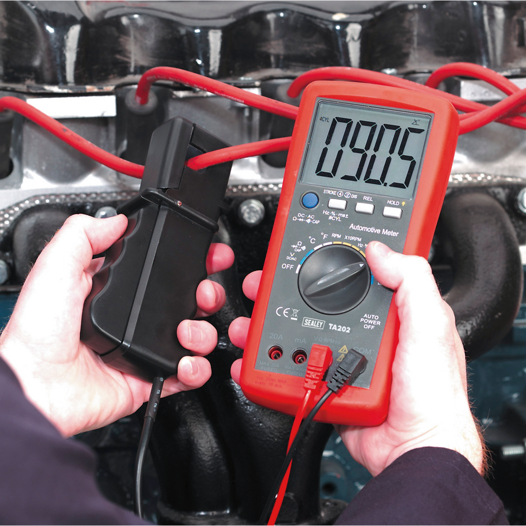 14-Function Digital Automotive Multimeter with Inductive Cou