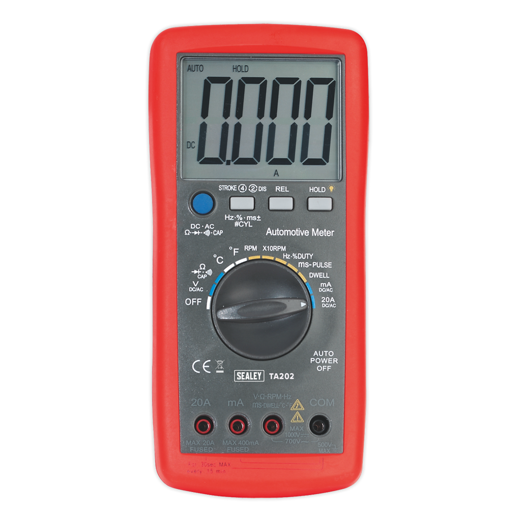 14-Function Digital Automotive Multimeter with Inductive Cou
