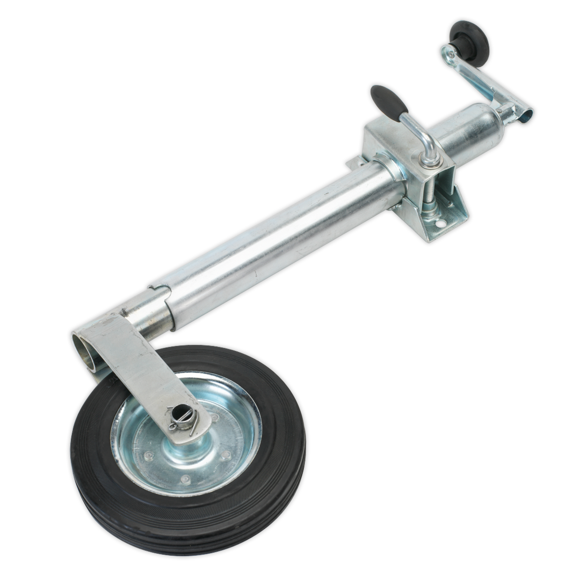Jockey Wheel & Clamp 50mm - 200mm Solid Wheel