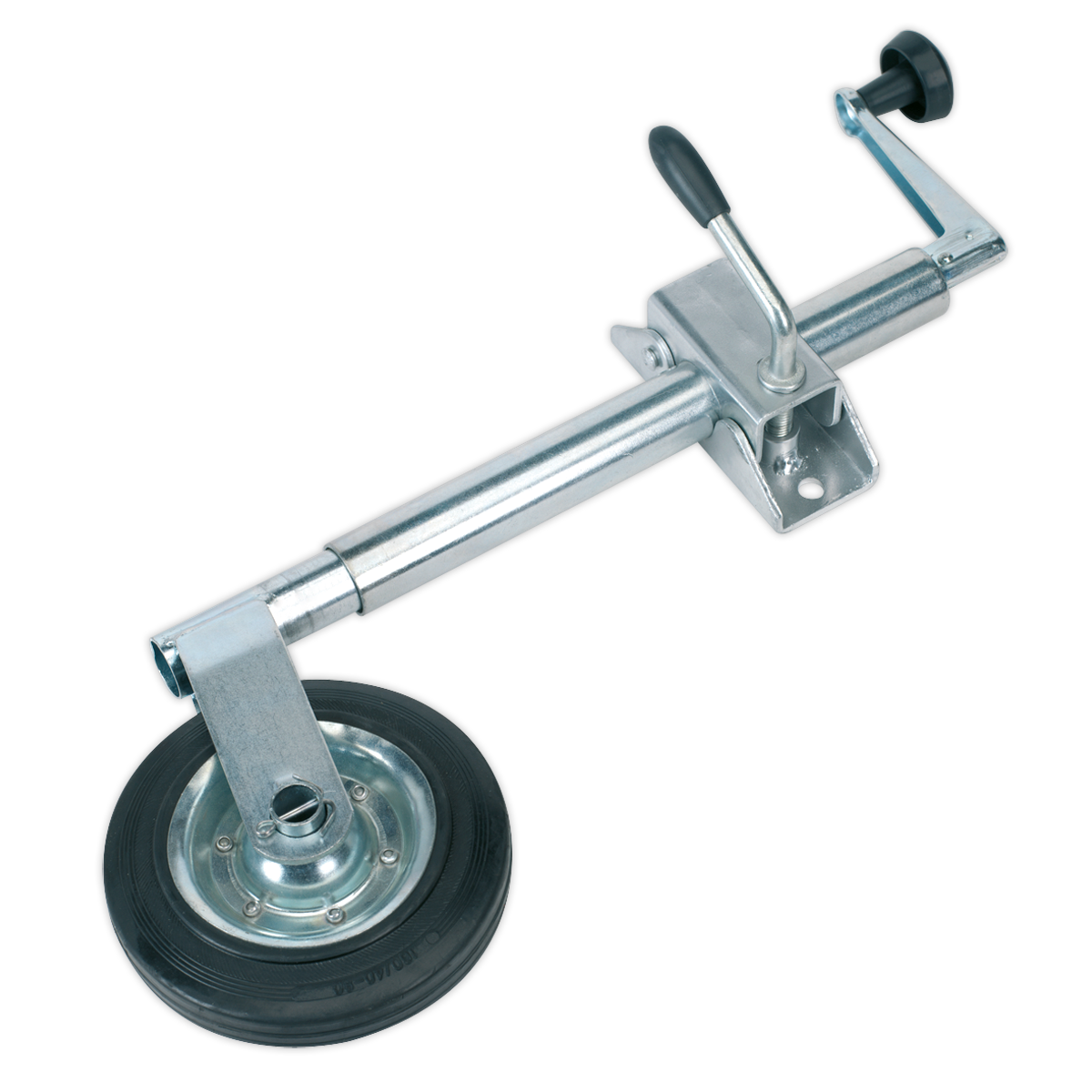 Jockey Wheel & Clamp 35mm - 150mm Solid Wheel