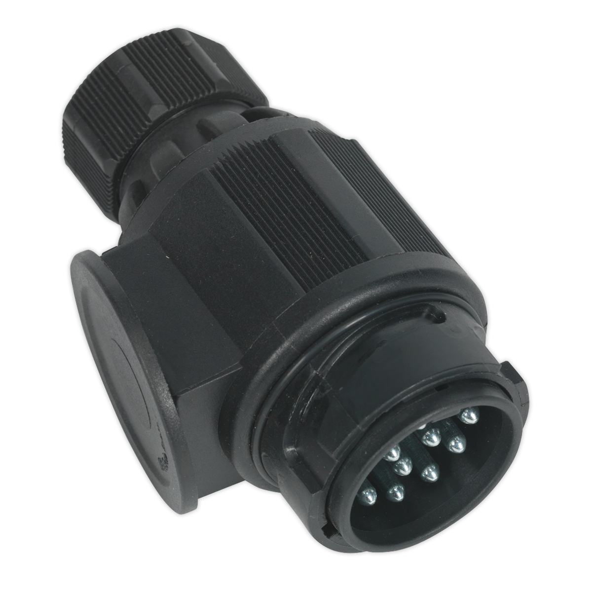 Towing Plug 13-Pin Euro Plastic 12V Twin Inlet