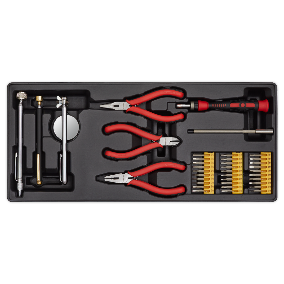 Premier Precision & Pick-Up Tool Set with Tool Tray 38pc