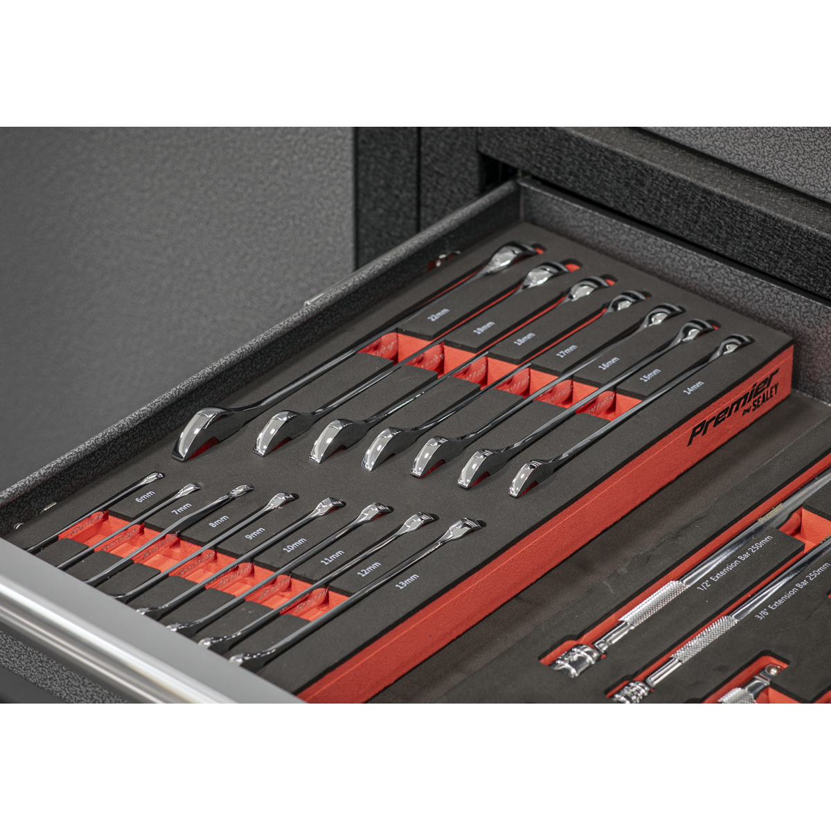 Premier Combination Spanner Set with Tool Tray 15pc