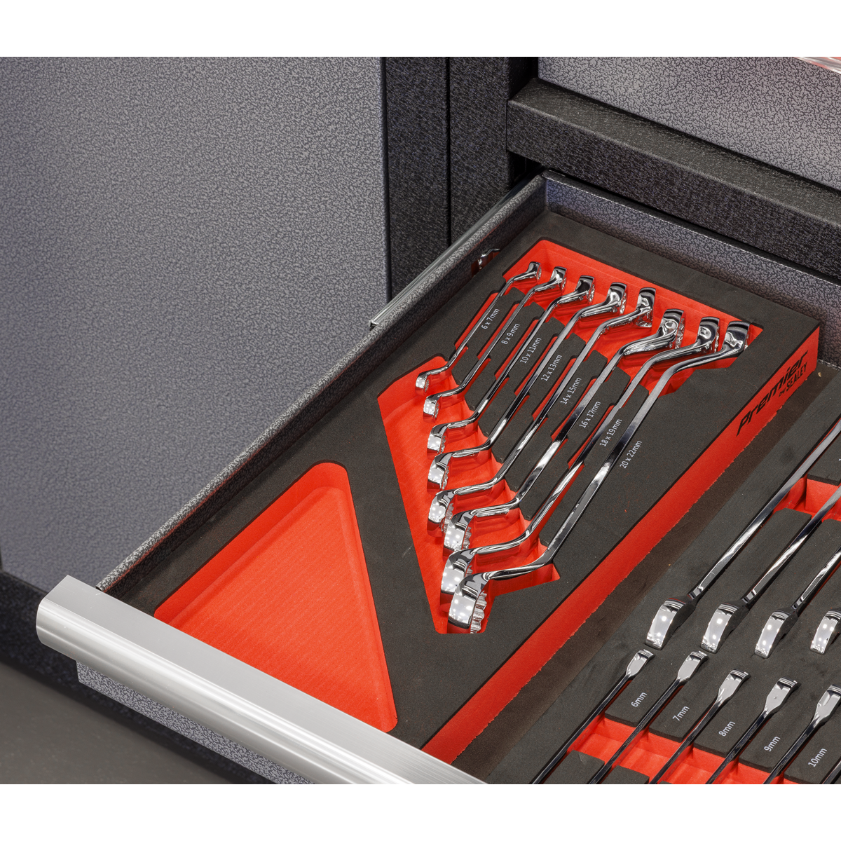 Premier Deep Offset Spanner Set with Tool Tray 8pc