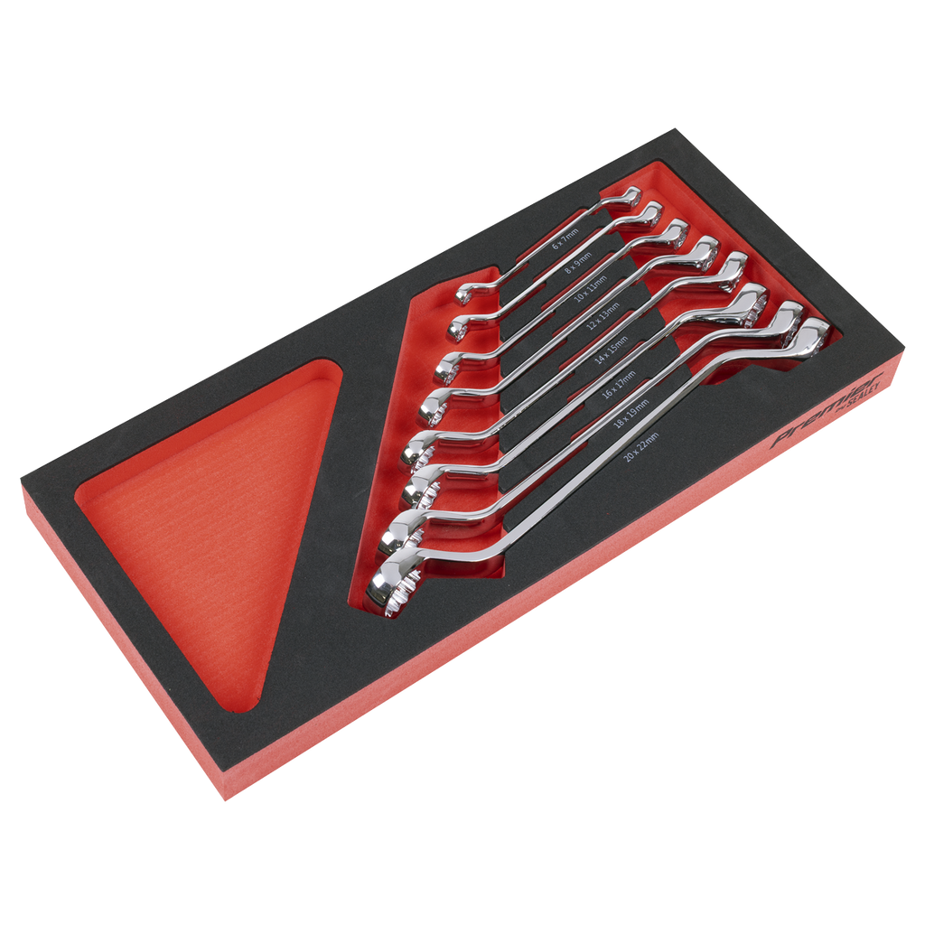 Premier Deep Offset Spanner Set with Tool Tray 8pc