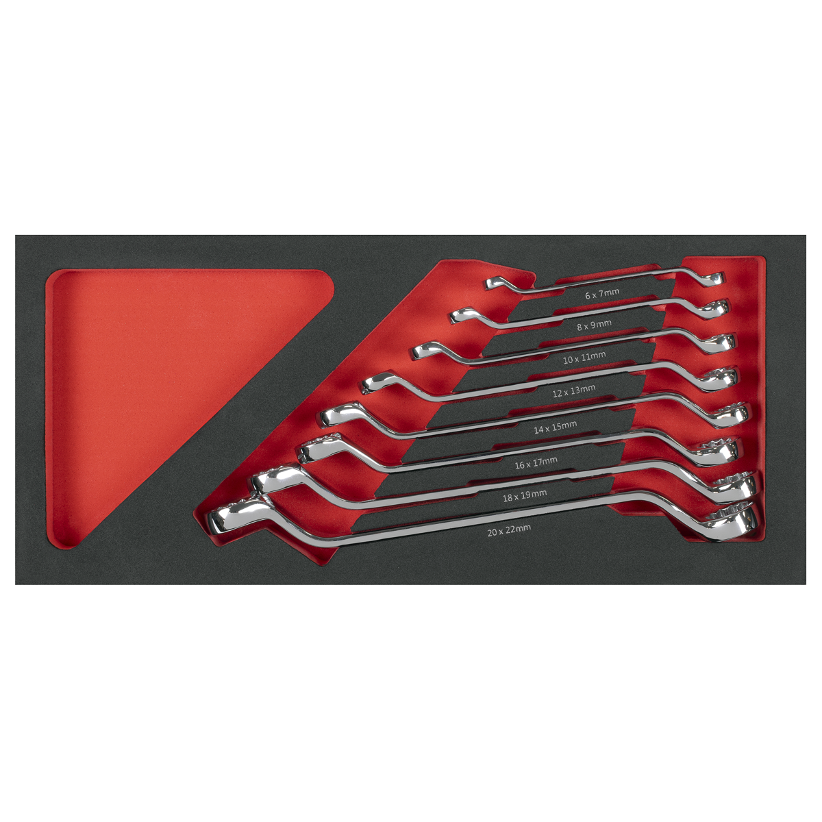 Premier Deep Offset Spanner Set with Tool Tray 8pc