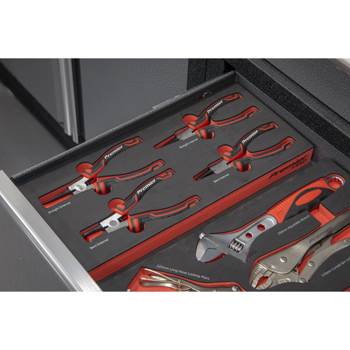 Premier Circlip Pliers Set with Tool Tray 4pc