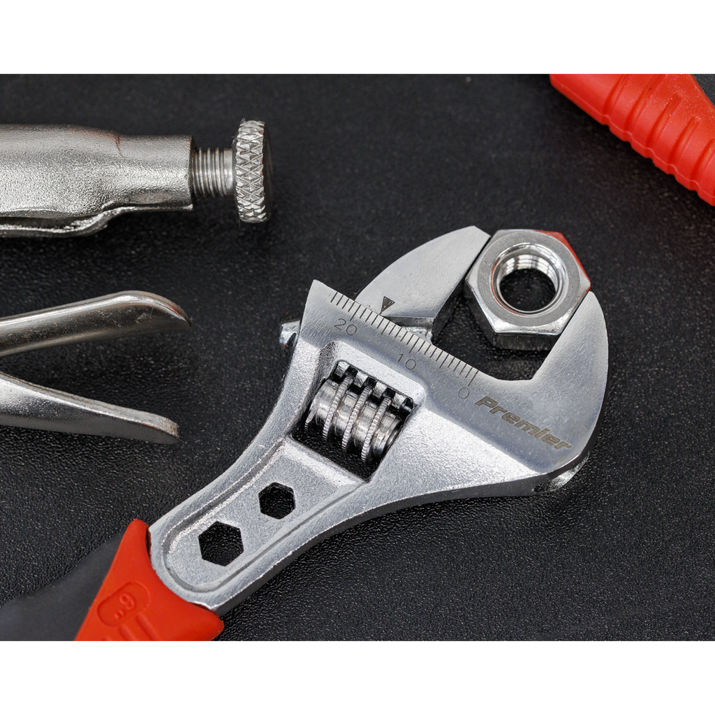 Premier Locking Pliers & Adjustable Wrench Set with Tool Tra