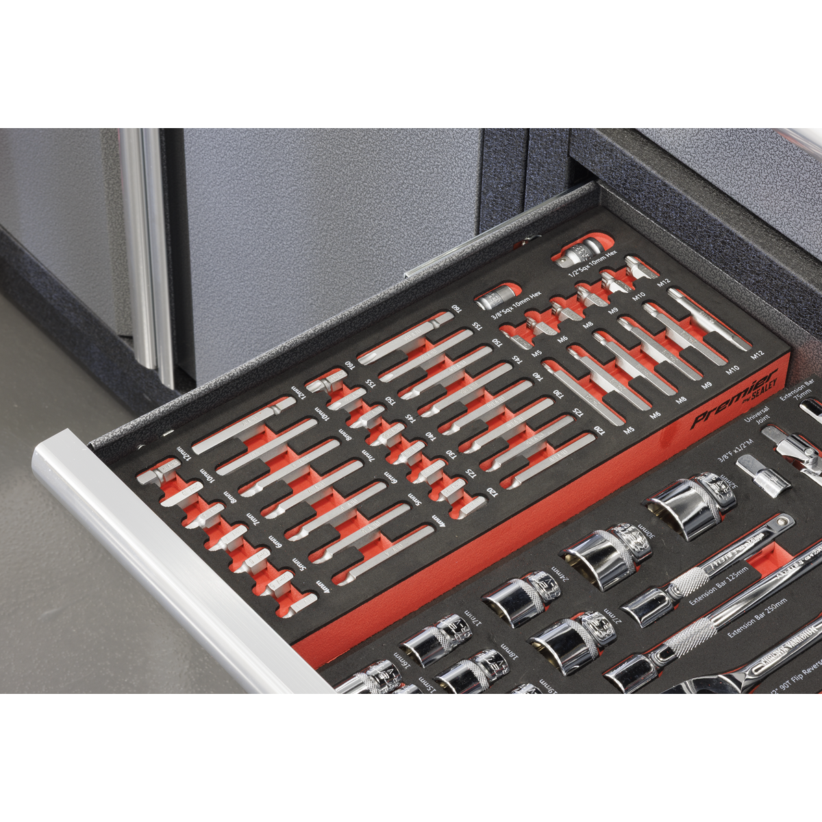 Premier TRX-Star*, Hex & Spline Bit Set with Tool Tray 44pc