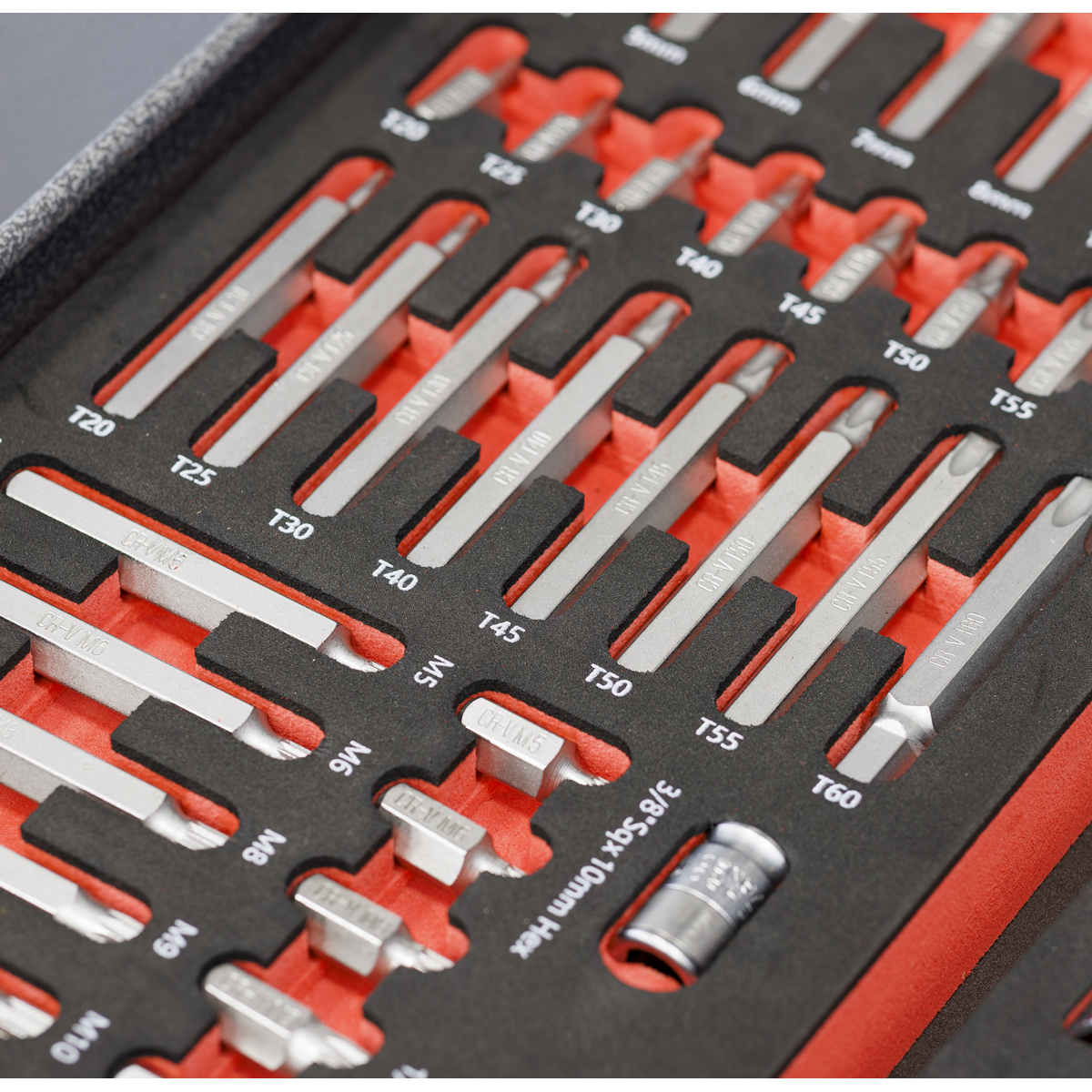 Premier TRX-Star*, Hex & Spline Bit Set with Tool Tray 44pc