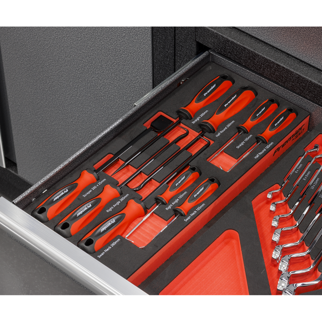 Premier Scraper & Hook Set with Tool Tray 9pc