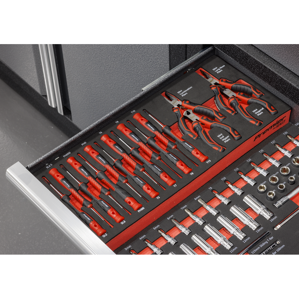 Premier Precision Screwdriver & Mini Pliers Set with Tool Tr