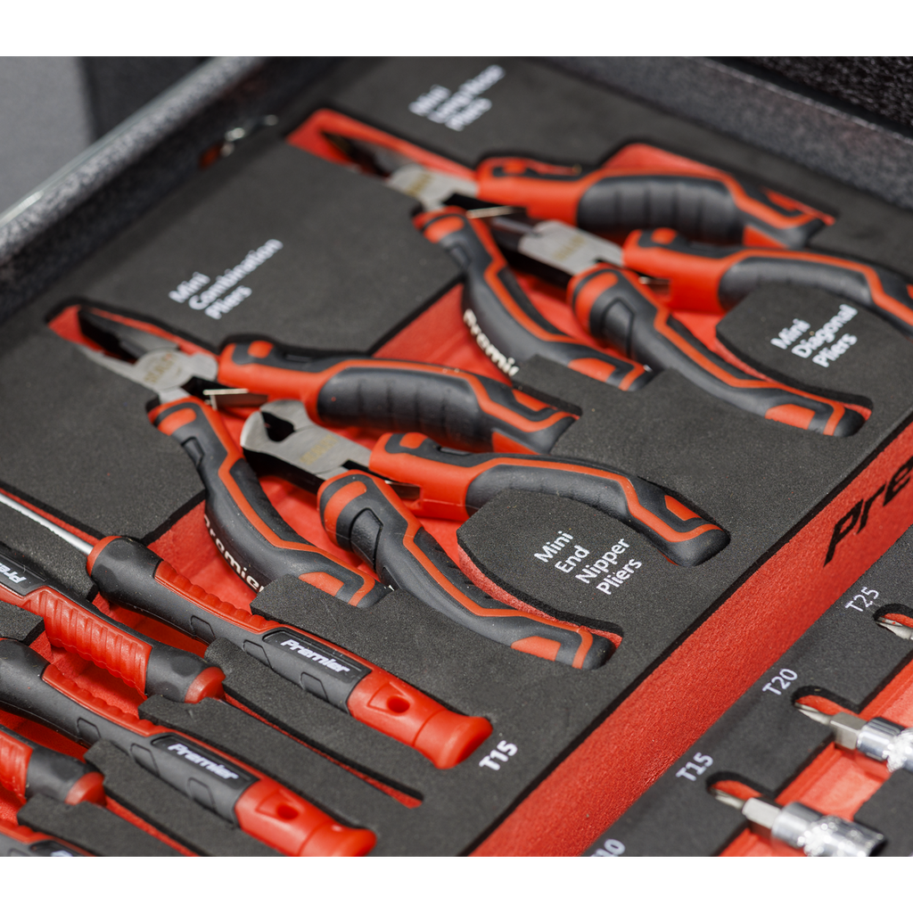 Premier Precision Screwdriver & Mini Pliers Set with Tool Tr
