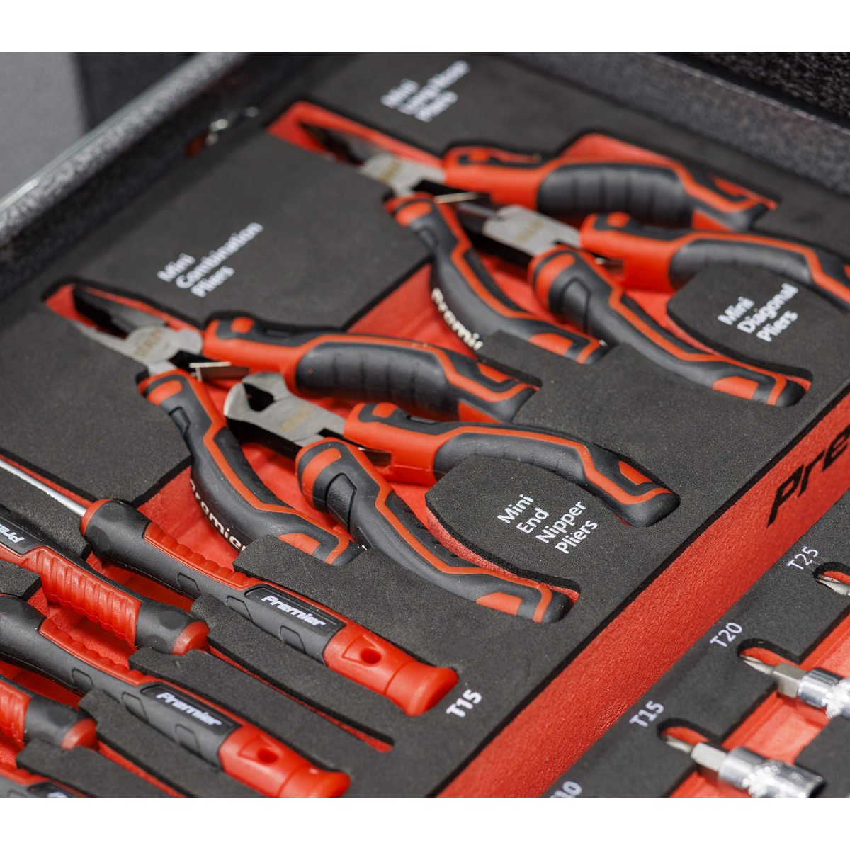 Premier Precision Screwdriver & Mini Pliers Set with Tool Tr