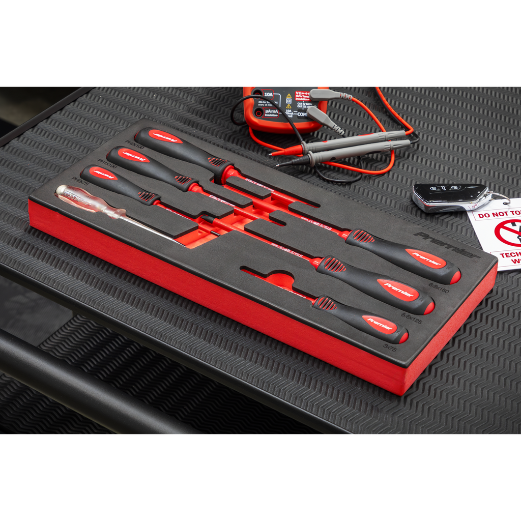 Premier Insulated Screwdriver Set 7pc - VDE Approved