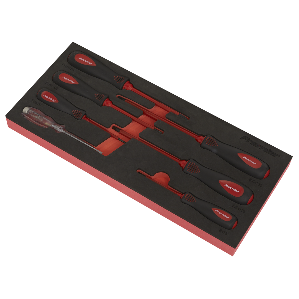 Premier Insulated Screwdriver Set 7pc - VDE Approved
