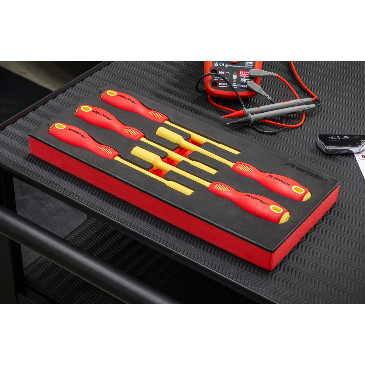 Premier Insulated Nut Driver Set with Tool Tray 5pc - VDE Ap
