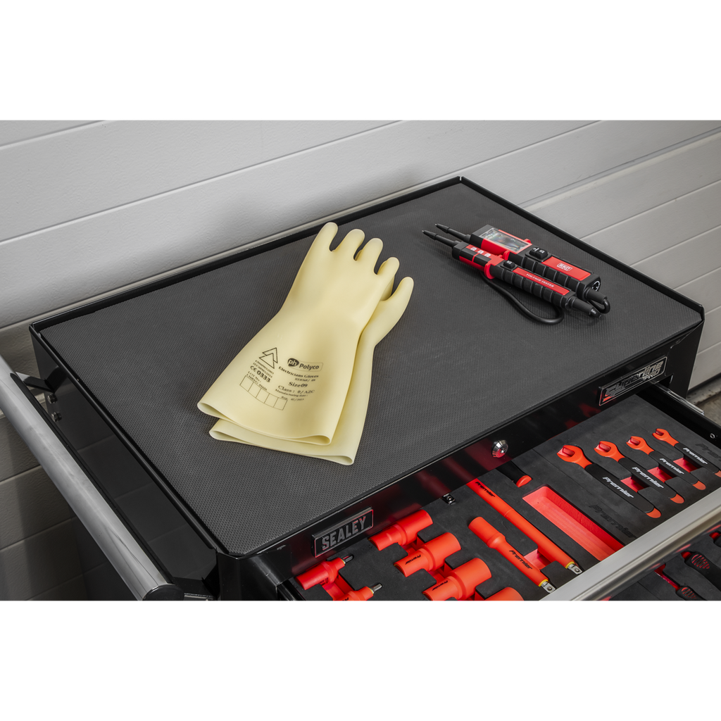 Superline PRO® Rollcab with 63pc Insulated Tool Kit, 7 Drawer, Black (TBTECOMBO2)