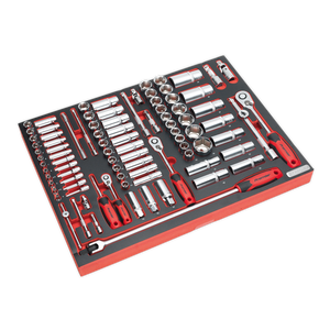 Superline PRO® Tool Chest Combination 14 Drawer with 446pc Tool Kit - Red