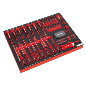Superline PRO® Tool Chest Combination 23 Drawer with 446pc Tool Kit - Black