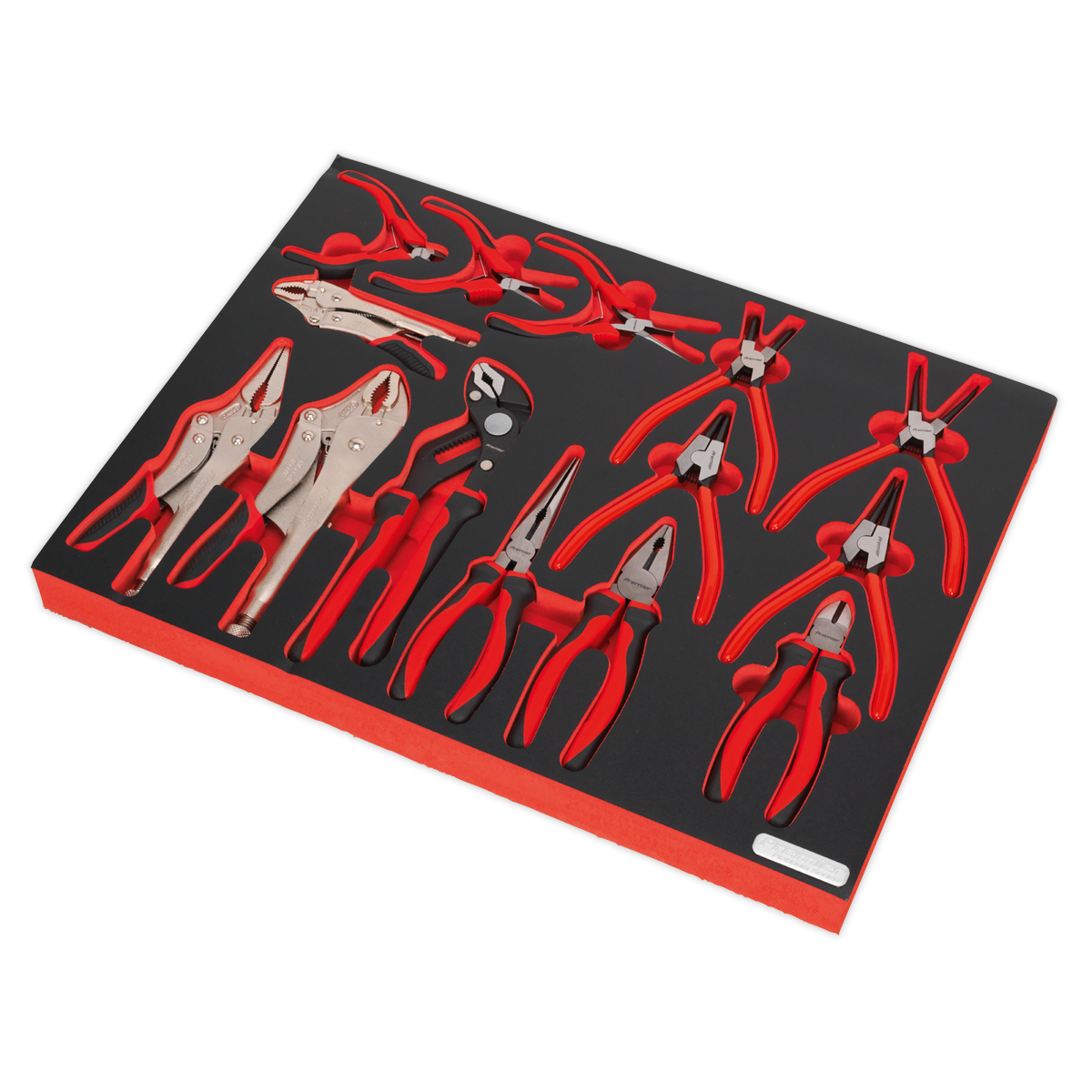 Premier Platinum Pliers Set with Tool Tray 14pc