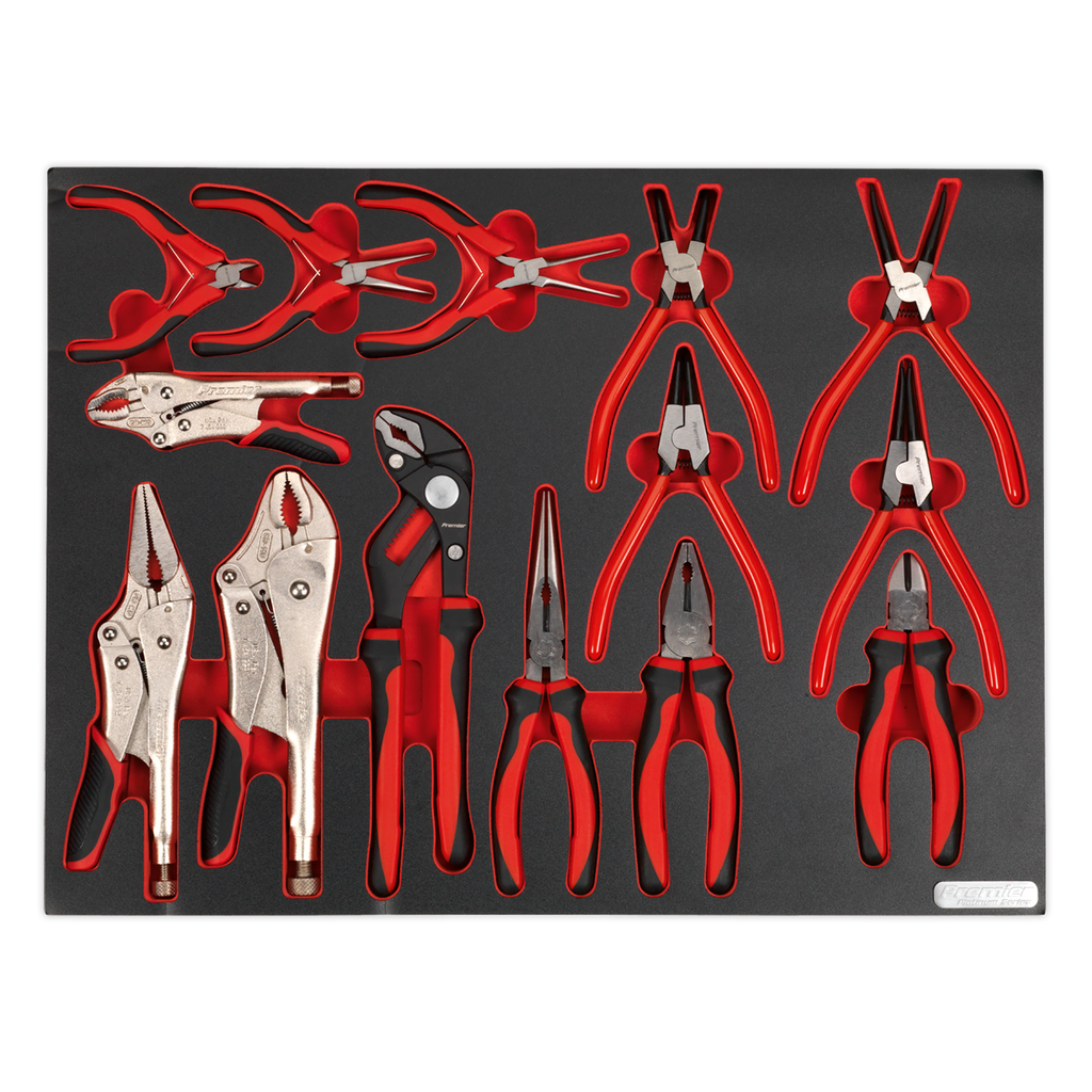Premier Tool Tray with Pliers Set 14pc
