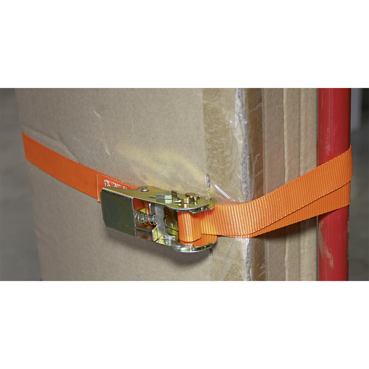 Self-Securing Ratchet Straps 25mm x 4.5m 500kg Breaking Stre