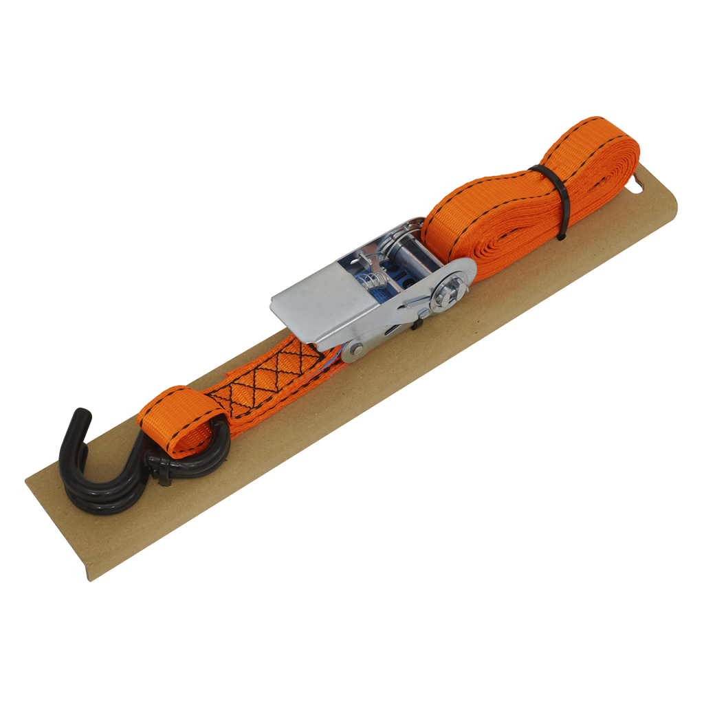 Ratchet Strap Polyester Webbing S-Hook with Corner Protector