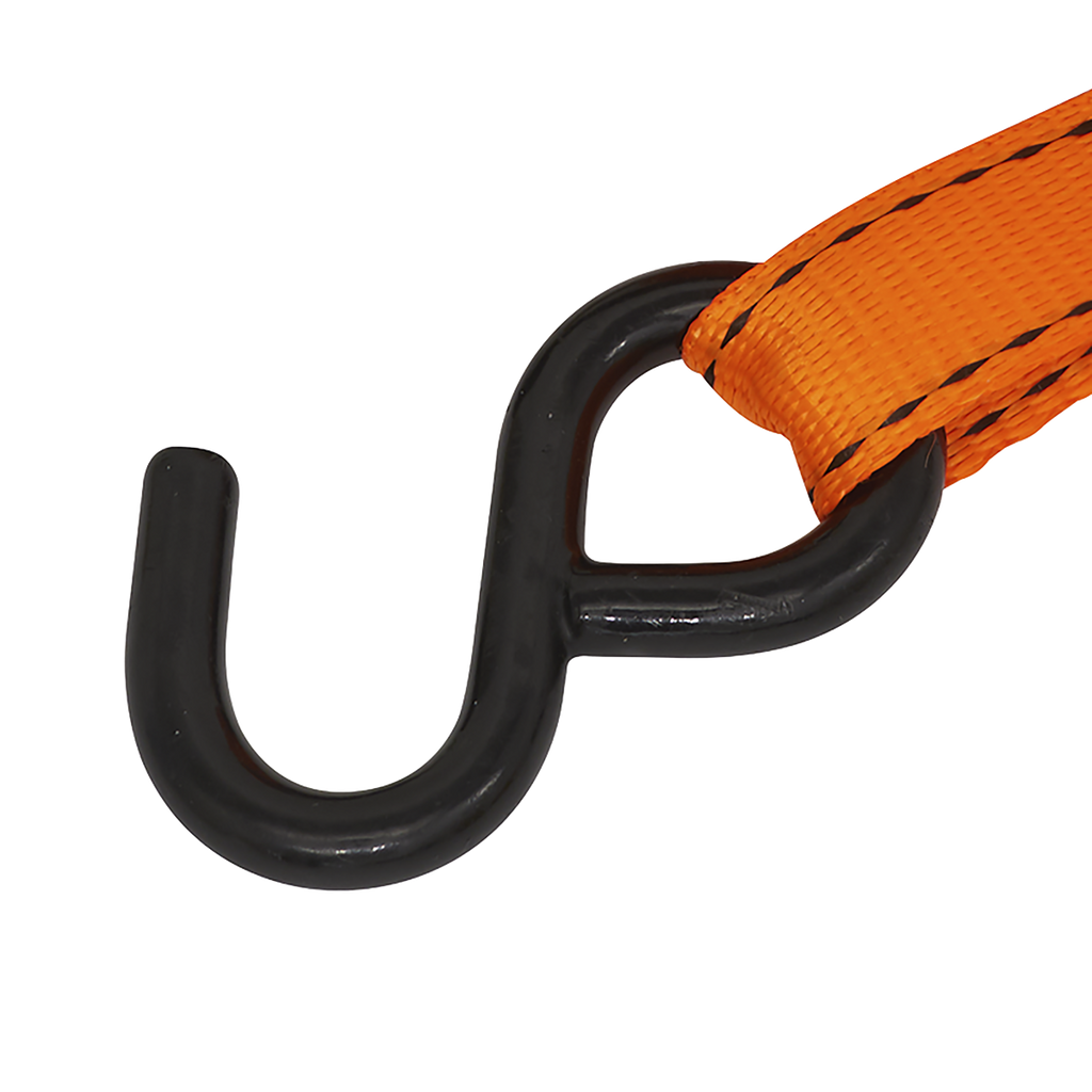 Ratchet Strap Polyester Webbing S-Hook with Corner Protector