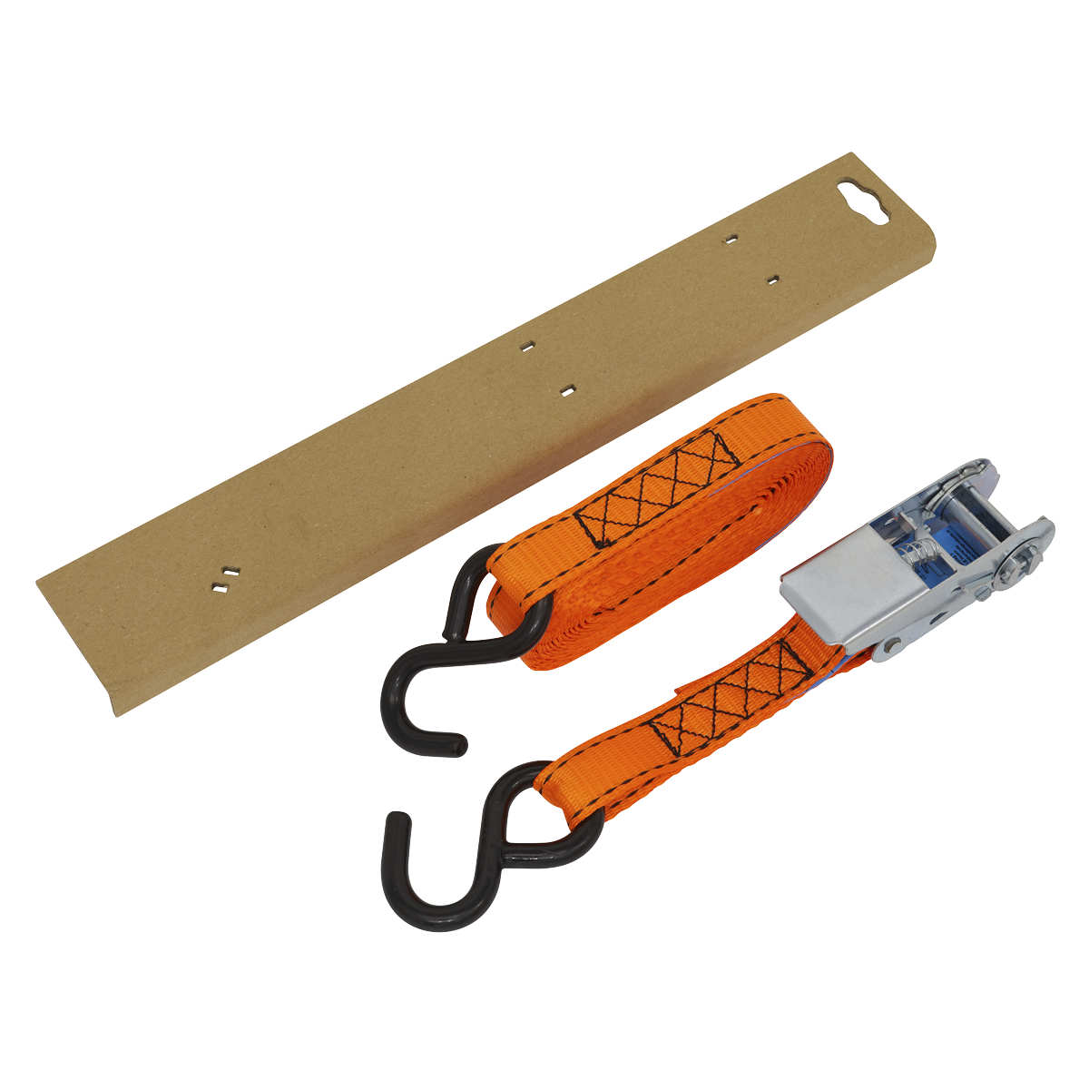 Ratchet Strap Polyester Webbing S-Hook with Corner Protector