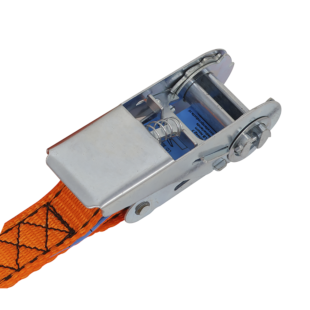 Ratchet Strap Polyester Webbing S-Hook with Corner Protector
