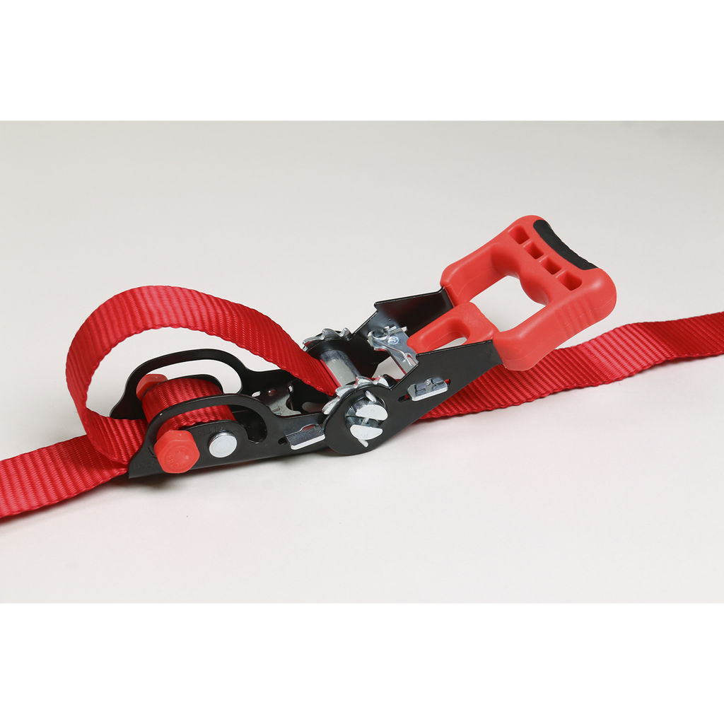 Slide Ratchet Strap Polyester Webbing with S-Hooks 32mm x 3m