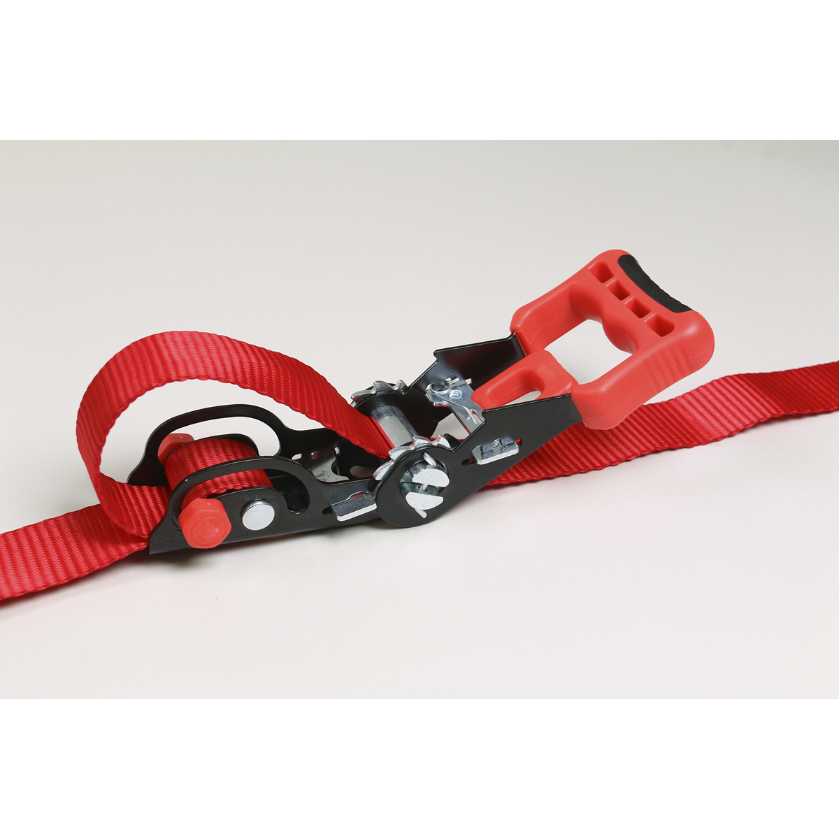 Slide Ratchet Strap Polyester Webbing with S-Hooks 32mm x 3m