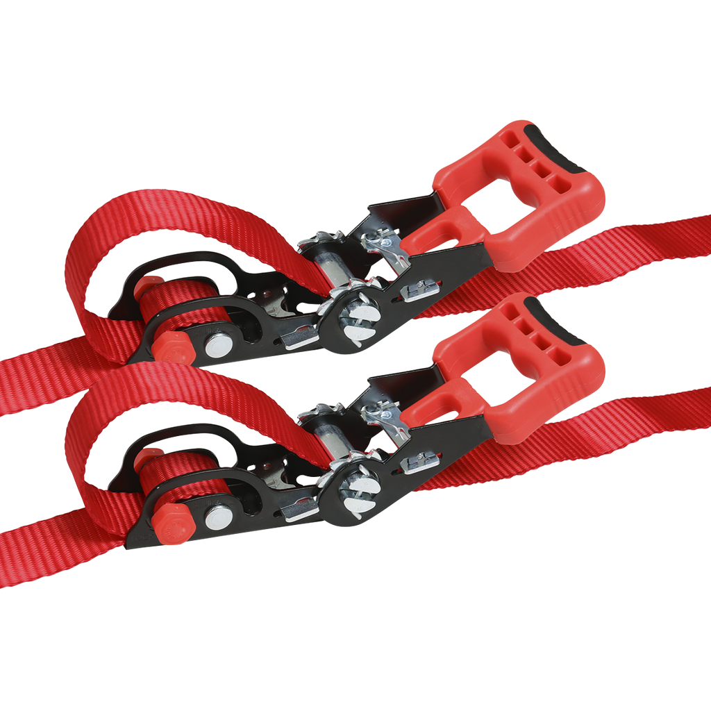 Slide Ratchet Strap Polyester Webbing with S-Hooks 32mm x 3m