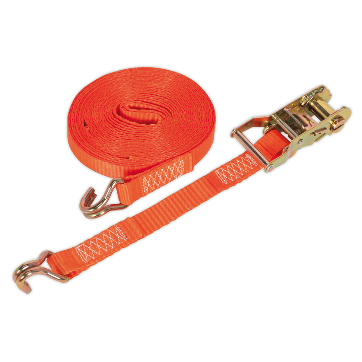 Ratchet Strap Polyester Webbing 25mm x 8m 1500kg Breaking St